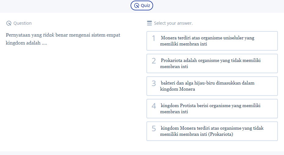 Latihan Soal Klasifikasi Makhluk Hidup Biar Lancar SBMPTN Saintek!