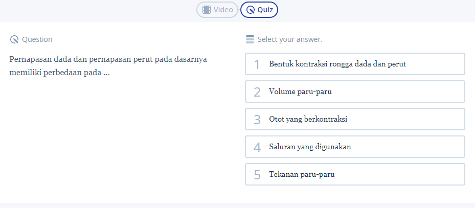 Contoh Soal Sistem Pernapasan Lengkap dengan Pembahasannya