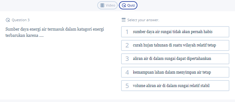 Contoh Soal SBMPTN Geografi Materi Sumber Daya Alam - 2