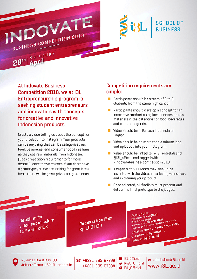 Membangun Jiwa Entrepreneurship Sedini Mungkin Bersama i3L