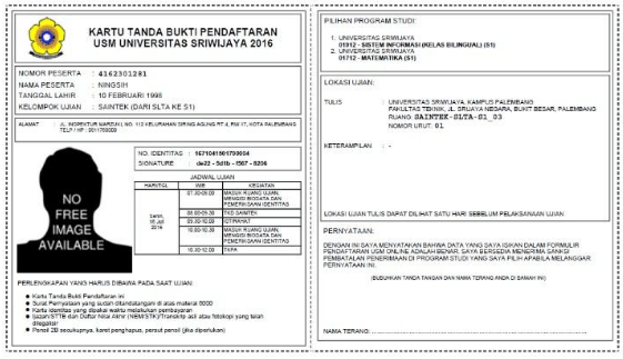 Ingin Masuk Universitas Sriwijaya Lewat Jalur USM?  Catat Informasi Pentingnya!