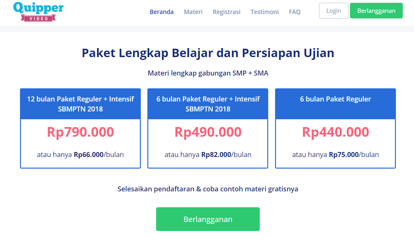 Paket Intensif SBMPTN 2018 3