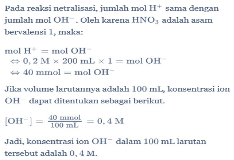 Dasar teori titrasi asam basa