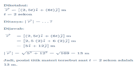 Kinematika Vektor - Fisika Kelas 11 - Konsep, Rumus, dan Contoh Soal