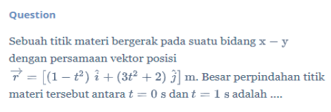 Kinematika Vektor - Fisika Kelas 11 - Konsep, Rumus, dan Contoh Soal