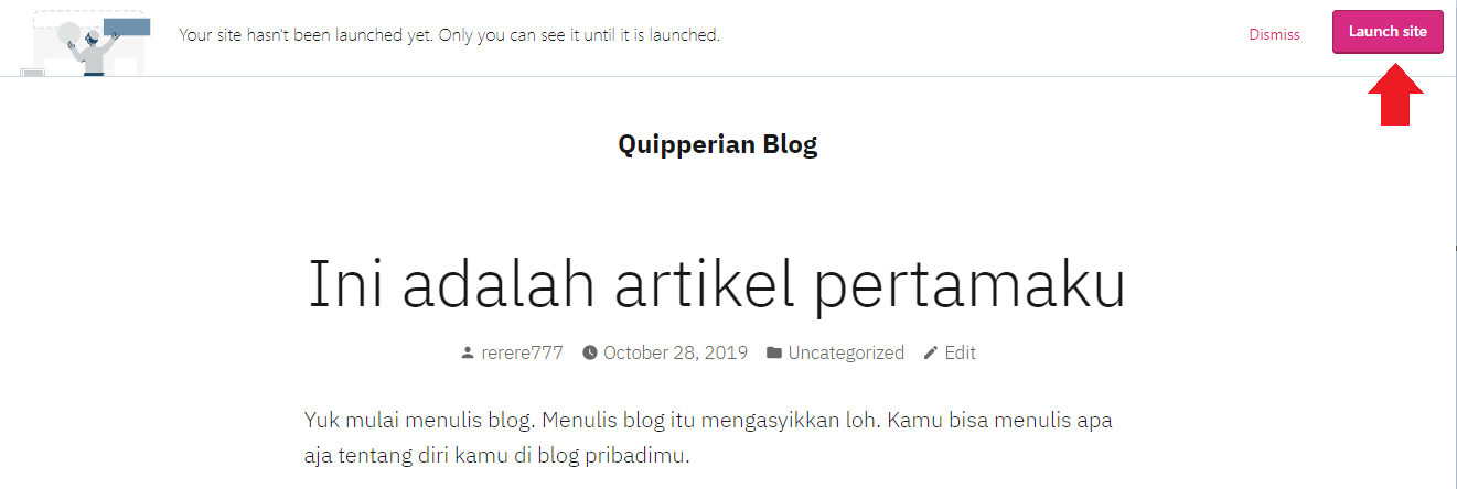 Cara Menulis Blog di WordPress