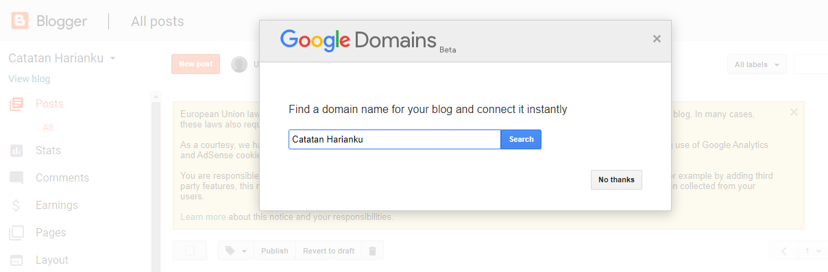Cara Membuat Blog dengan Blogspot