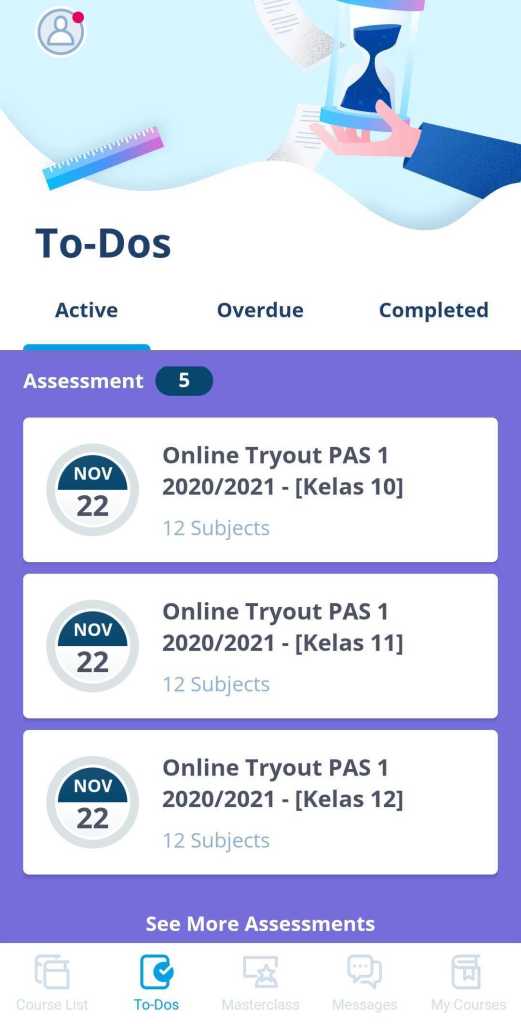 Tryout Online Gratis PAS 2020 android