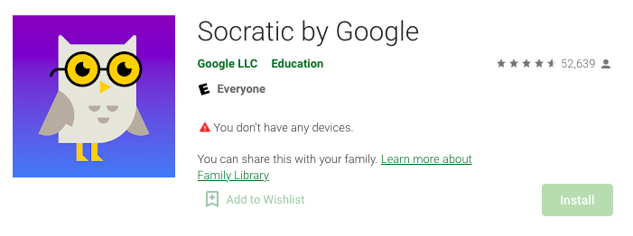 Aplikasi Matematika Socratic