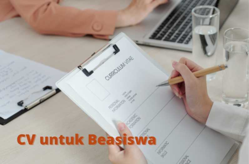 cv yang baik untuk melamar beasiswa
