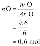 Selanjutnya, tentukan jumlah mol O