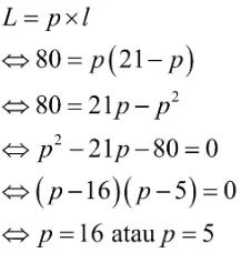 pembahasan soal 6 Persamaan Kuadrat