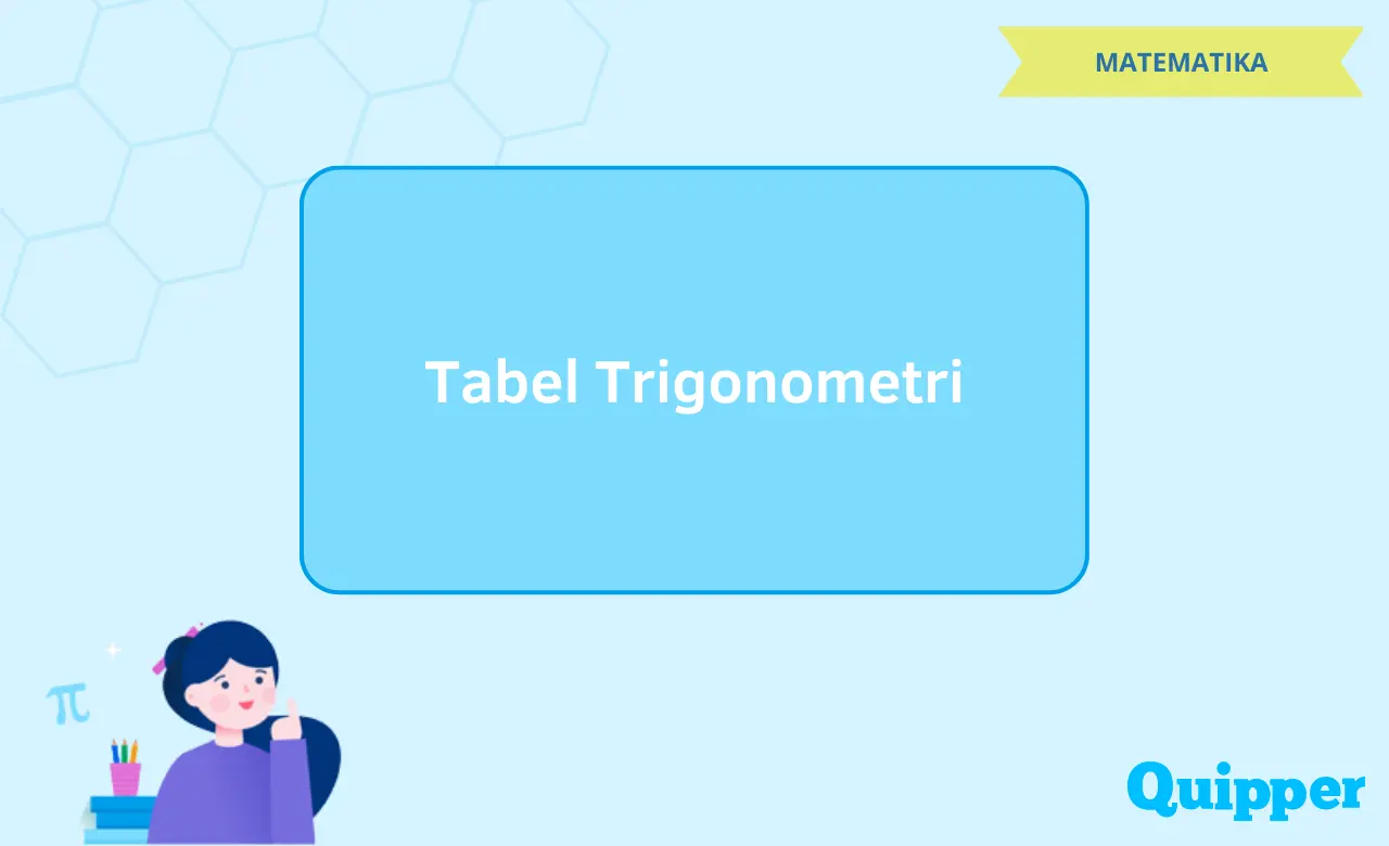 Tabel Trigonometri Berdasarkan Kuadran dan Sudut Istimewa