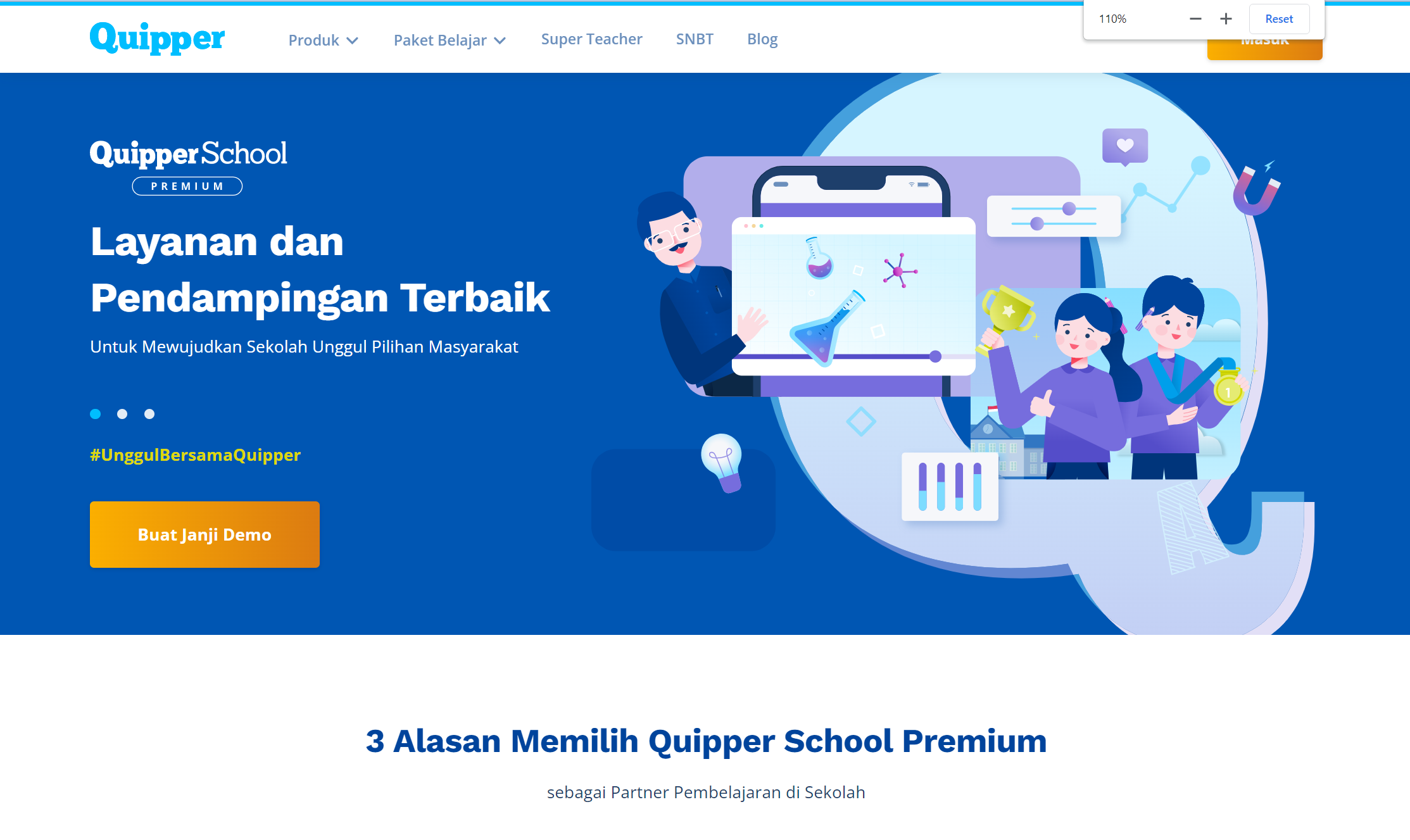 Solusi Terintegrasi Untuk Pembelajaran Jarak Jauh Quipper School Premium